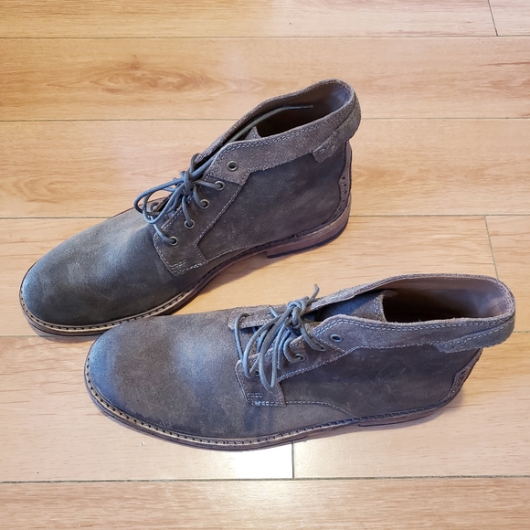 Clarks Mens Clarkdale Bud Suede Comfort Dress Ankle Boots - Picture 13 of 13